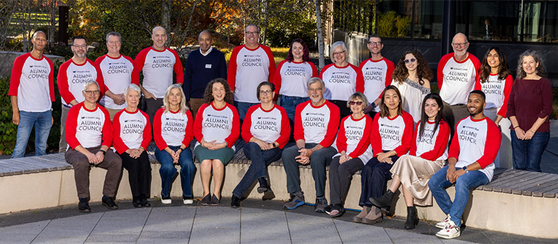A group photo of the 2025-26 Alumni Council.