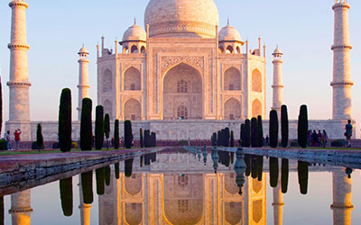 The Taj Mahal.