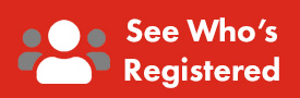 Button: White Icon and text on Red background. Icon: Group of people. Text: See Who's Registered