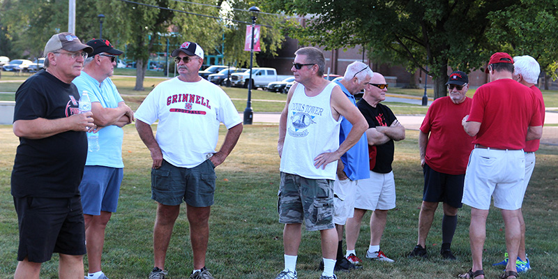 A group of 1970s Pioneers football alums reconnect.