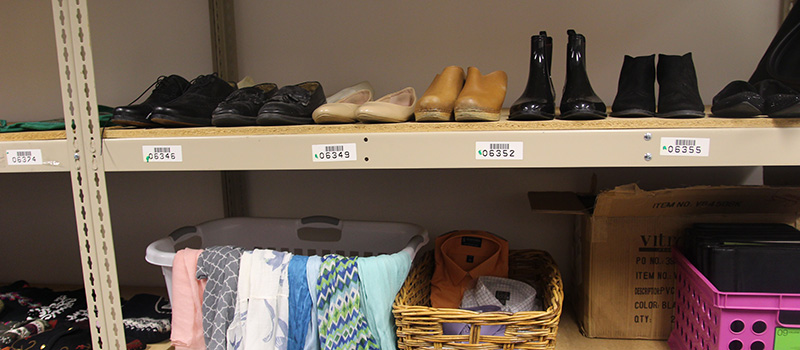 The CLS Career Clothing Closet opened in February and already has a fairly wide selection of clothing items for students to choose from.