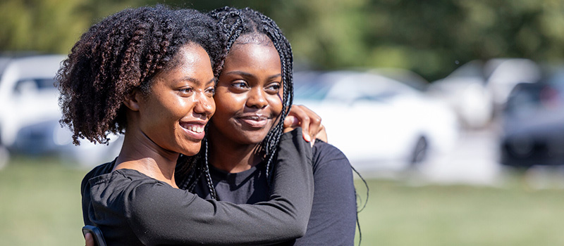 Chrisine Uwiringiyimana &rsquo;26 and Aisha Abdallah &rsquo;28