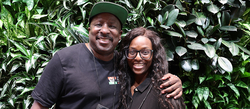 Noel Green &rsquo;94 and Opeyemi Awe &rsquo;15