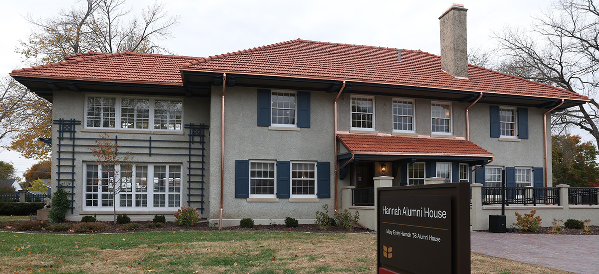 Hannah Alumni House front exterior