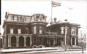 The Palmer School of Chiropractic in Davenport, 1912.