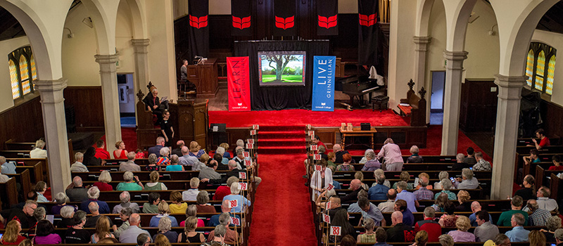 Alumni Assembly held in Herrick Chapel during a past Reunion.