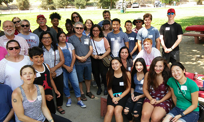 Grinnell College Summer Picnics: LA Group Photo