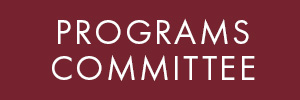 White text on maroon background. Text: Programs Committee