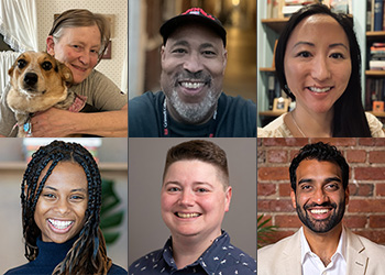 Janet Welsh &rsquo;83, Abel Smith III &rsquo;85, Angela Matsuoka &rsquo;04, Lisa Eshun-Wilson &rsquo;14, Margo Gray &rsquo;05, and Ishaan Tibrewal &rsquo;21