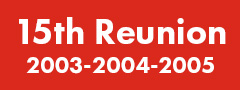 15th Reunion (2003-2004-2005) Button