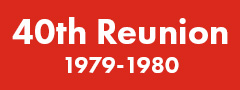 40th Reunion (1979-1980) Button