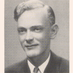 William Gruenwald &rsquo;42, in his yearbook photo from the 1942 Cyclone.