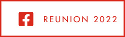 Facebook logo in Red. Text: Reunion 2022.
