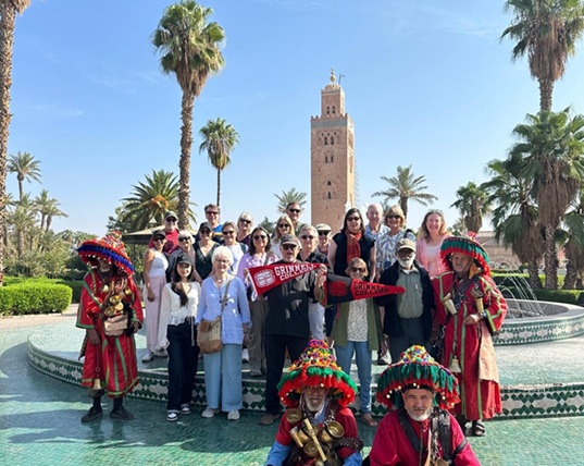 A group of Grinnellians in Marrakech