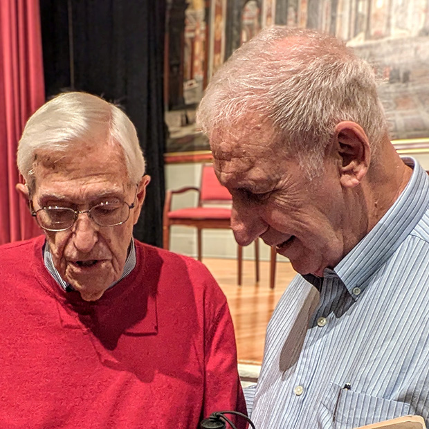 James Kissane &rsquo;52 and Edward Hirsch &rsquo;72