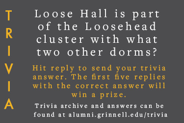 Text: Loose Hall is part of the Loosehead cluster with what two other dorms?